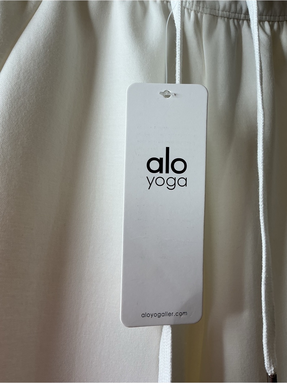 ALO Yoga White High-Rise Track Joggers and Jacket Set - Picture 9 of 14